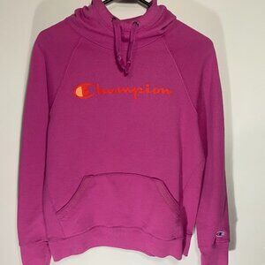 Champion Hoodie Pink and Orange
